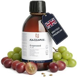 Naissance Druivenpitolie (Nr. 210) 225ml - Natuurlijke Vochtinbrengende en Conditioner voor Haar en Huid