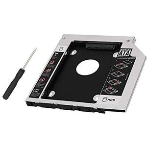 Padarsey 2e HDD SSD Harde Schijf Caddy Lade Vervanging voor MacBook Pro 13/15/17 ""A1278 A1286 A1297 2008 2009 2010 2011 2012 Interne Laptop CD/DVD-ROM Optische SuperDrive Adapter naar 2.5 Inch 9.5 MM