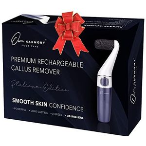 Elektrische harde huidverwijderaar oplaadbaar: Own Harmony professionele pedicure- beste elektronische voetvijl schuurmachine voor eeltverwijdering en droge gebarsten hielen voetverzorging (USB-snoer)