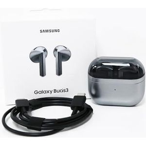 Samsung Galaxy Buds 3 Draadloze Oordopjes Hoofdtelefoon - Zilver