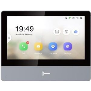 Safire SF-VIDISP02-7WIP IP video intercom binnen monitor 7 inch IPS touchscreen, PoE, WiFi