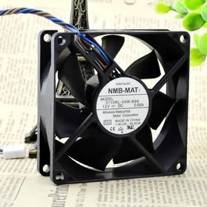 Voor NMB-MAT 3110RL-04W-B86 F02 DC 12V 0,65A 4-draads 8CM 80x80x25mm serverkoelventilator