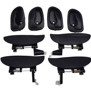 ABS Voor Achter Links Rechts Interieur Exterieur Deurklink Kit Voor Hyundai Voor Atos 1997-2005 8265002000 8266002000 8266202000 8265202000