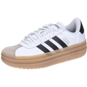 adidas Dames VL COURT BOLD SHOES, ftwr white/core black/wonder beige, 38 2/3 EU