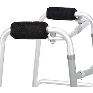supregear Schapenvacht Walker Handgrepen Gevoerd, 2-Pakken Handpads Accessoires voor Wandelaar Rollator Kruk Rolstoelgrepen Zacht Comfortabel Wollen Hoezen Antislip Duurzaam Ademend Walker-accessoire