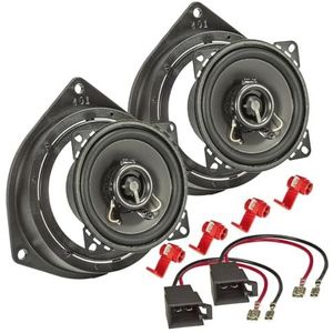 tomzz Audio 4039-008 luidspreker inbouwset geschikt voor Opel Astra Corsa Vivaro Zafira deur achter 100mm coaxiaal systeem