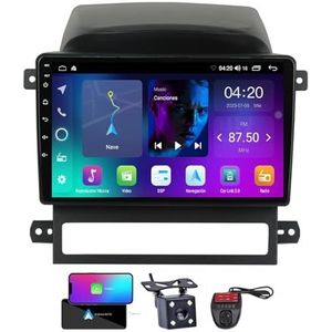 Android 13 Autoradio 9 Duim Touch Display Voor Chevrolet Captiva I 1 2006-2011 Met Draadloze Carplay Android Auto/GPS/FM RDS DAB+/BT 5.0/Bediening op het stuur + Camera en DVR(Size:NF-2)