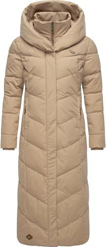 Ragwear - Natalka - Gewatteerde Jas - Sand - Lange Pasvorm