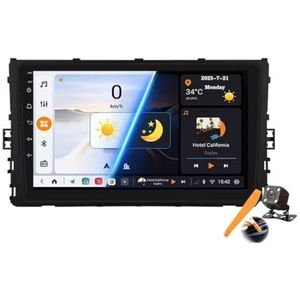 YLOXFW Auto Stereo Android 15.0 Radio Sat Nav voor V-W Polo/T-Cross/T-Roc/MQB 2018-2021 GPS Navi 9'' Cartablet Multimedia Video Player FM BT Ontvanger met Carplay 4G 5G WiFi DSP SWC,M6 pro1