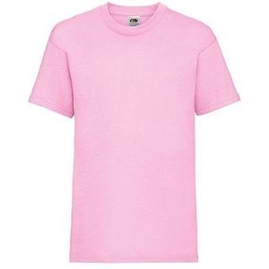 Fruit of the Loom T-shirt voor jongens, Lichtroze, 3-4 Jaren