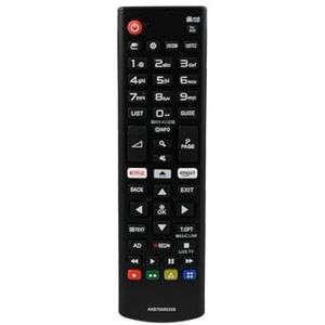 azurano Afstandsbediening voor LG AKB75095308 voor 2017 LG Smart TV van de UJ-serie, Netflix & Amazon Video directe knoppen