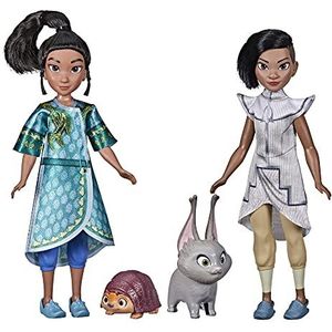 Disney's Raya en The Last Dragon Young Raya en Namaari Fashion Dolls 2-pack, mode poppenkleding, speelgoed voor kinderen vanaf 3 jaar