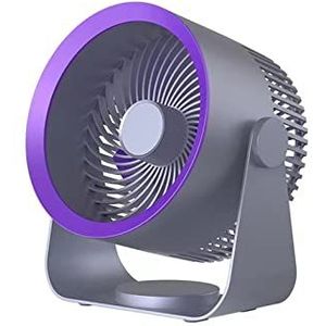 Draagbare airconditioners Mini Camping Fan Hoge Winden Draagbare Ventilator Mute USB Opladen Draagbare Sir Conditioner Elektrische Revolve Luchtkoeler (Color : Dark Grey)