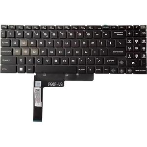 US Intl RGB Backlit Toetsenbord voor MSI voor Raider GE78 HX 13V MS-17S1 GE68 GP68