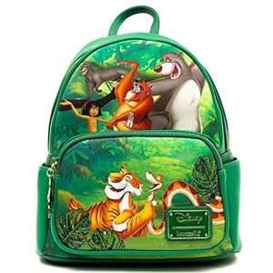 Loungefly Disney tas, mini-rugzak, The Jungle Book, Meerkleurig, Klassiek