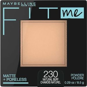Maybelline New York Fit Me Matte Plus Poreless poeder - natuurlijke buffer