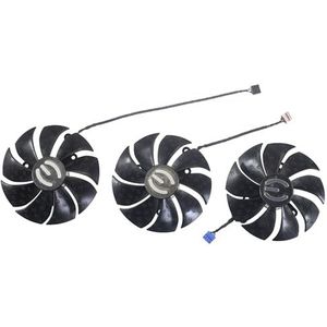 87mm T129215SU PLA09215S12H 12V 0.55A 4Pin grafische kaartventilator voor EVGA voor RTX 3070 3080 3090 XC3 ZWART voor GAMING(Set)