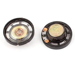sourcing map 0.25W 8 Ohm 29mm Dia Externe Magneet Luidspreker Luidspreker 2 stks