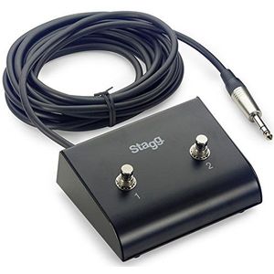 Stagg Pro-Serie Switch Box met 1 knop en 5 m kabel 2 Buttons