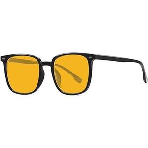 Zonnebril met klein montuur Veganistische zonnebril met groot montuur Premium Feeling Teal-zonnebril for heren en dames (Color : Orange slices)