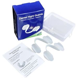 2 Stks Tanden Spalk Protector Universele Night Anti-slijtage Pads Anti-slijtage Siliconen Tand Pad Voor Slijpen Clenching Tanden 's Nachts