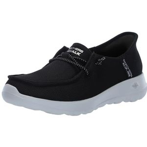 Skechers Vrouwen Handsfree Slip-ins Go Walk Joy Moc Toe Casual Schoen Sneaker, Zwart Wit, 3 UK, Zwart/Wit, 3 UK Wide