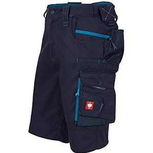 Engelbert Strauss Werkbroek Short e.s.Motion 2020 donkerblauw/atoll, blauw, 48