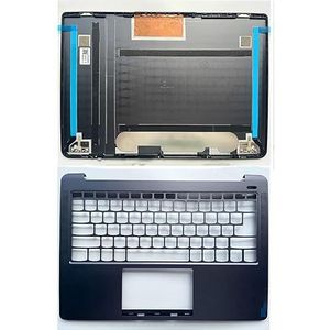 LCD-achterkant, voorpaneel, palmrest-scharnierkap voor IdeaPad 5 Pro-14ITL6 2021 Air-14+ACN grijs(AC COVER)