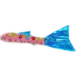 BOSREROY Huisdier vis speelgoed voor katten - zacht gevuld kitten kauwspeelgoed met kleurrijk kattenkruid gevuld interactief ontwerp