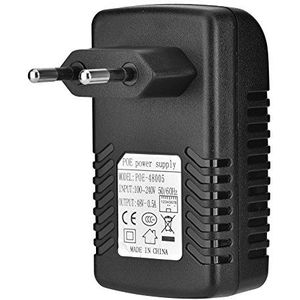 Muur POE-injector, voedingsadapter 48 V 0,5 A Ethernet-adapter IP-telefoon/camera met stekker EU/US/UK-stekker (EU)