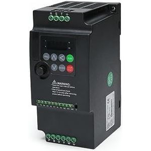 Variabele frequentieaandrijving, 220 380V 4KW 5.5KW Vector Inverter VFD Frequentieregelaar Converter Chanr Variateur for Motor Speed ​​Control Inverter voor toerentalregeling van de spilmotor(1PH 220_