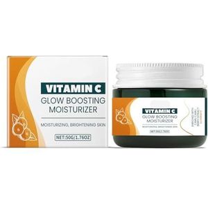 Vitamine C Gezichtscrème - Dagelijkse Hydraterende En Verzachtende Crème For Een Gladde Huid, Zorgt Stralende Teint, Egaliseert De Houdt Vochtigheid Vast(1PCs)