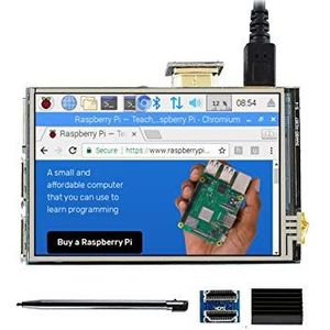Waveshare 3.5 inch LCD Display Resistive Touch Screen 480x320 Hardware Resolution IPS Screen HDMI interface for any Revision of Raspberry Pi