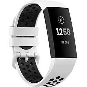 Tyogeephy vervangende bandjes compatibel met Fitbit Charge 4 / Fitbit Charge 3 bandjes voor dames en heren, siliconen fitness sportpolsbandjes voor dames en heren, klein groot