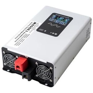 Spanningsomvormer 12000W 10000W 220V 24V 48V 60V 72V Naar 110V Omvormer Zonne-energie Auto-omvormer Off-grid Vermogen Zuivere Sinusomvormer Omvormer(72V,220V-230V(60Hz),12000W)