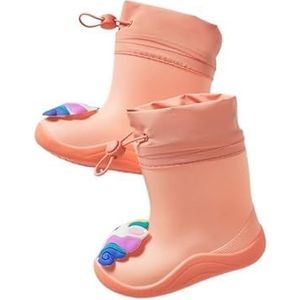 Waterdichte antislip unisex regenschoenen meisjes glitter regenlaarzen neutrale lichtgewicht regenlaarzen zomer rubberen regenschoenen neutrale zachte regenlaarzen geschikt for buiten wandelen kampere