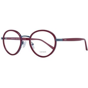 Locman - LOCV006 - Optisch Montuur - Rood - Acetaat & Metaal