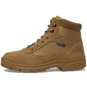 Skechers Men's Work Relaxed Fit Wascana - Millit WP Boot, Camel, 15