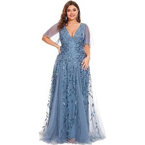 Women's Tulle Prom Dresses 2024-3D Butterflies Ball Gown Long Evening Party Gown with Slits Glitter Puffy Tulle Long Formal Evening Party Gowns for Women (Color : 4#, Size : US10)
