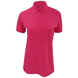 Kustom Kit Dames Klassic Superwash poloshirt met korte mouwen, Framboos, 46