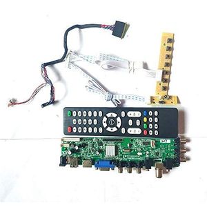 Voor M101NWT2 R0/R1/R2/R3/R4 M101NWT4 R3/R0 DVB digitale 40-pins paneel LVDS 1024* 600 HDMI VGA USB AV 3663 LCD Controller board Kit (M101NWT2 R2)