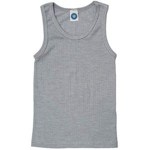 Cosilana, Kindershirt, 45% KBA katoen, 35% kbT wol, 20% zijde, gemengd grijs, 116 cm