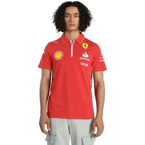 PUMA Scuderia Ferrari Team polo voor heren M Burnt Red