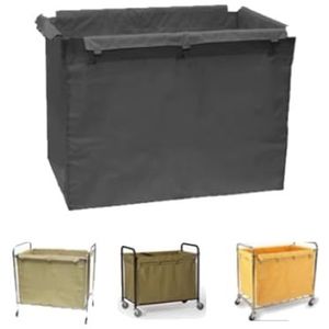 Vervangende voeringzak voor waswagen, 400L Rechthoekige commerciële wasmand vervangende zakken, for rolwasmanden, wasserij, hotel(A)