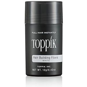TOPPIK Haarvezels, haarverdichter, strooihaar, wit