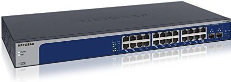 NETGEAR XS724EM - 24-poorts LAN-switch - Grijs - Smart Managed Pro - 10G/multi-gigabit