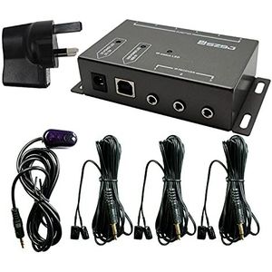 SZBJ IR Repeater, IR Remote Repeater, Infrarood Afstandsbediening Extender Kit BD102, drie dual head ir zender