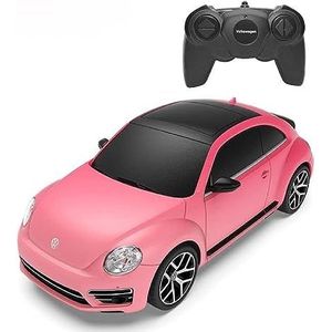 Rastar - Volkswagen Käfer - Radiografisch Bestuurbare Auto - Roze