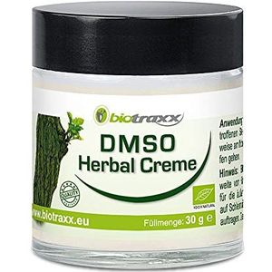 Biotraxx, DMSO (Dimethylsulfoxid) Herbal Creme, 30g