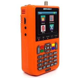 V9 Finder Digitale Satellietzoeker LCD 3,5 Inch DVB-S/S2 H.265(Black)